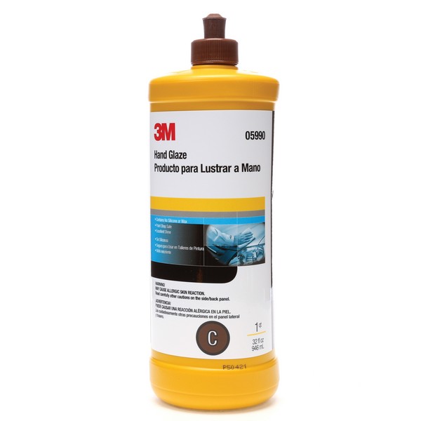 Hand Glaze, Non-Wax, 1 qt Container, Brown