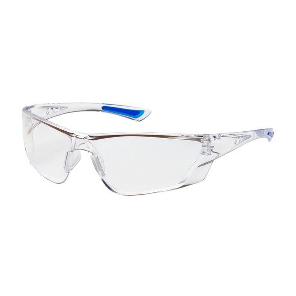 Safety Glasses, Dual Lens, Series: Recon™ 250-32, Universal, Anti-Fog/Anti-Scratch/FogLess® 3Sixty™ Lens Coating, Clear Lens, Rimless, Clear Frame, Polycarbonate Frame, Polycarbonate Lens, 99.99 % UV Protection, Bayonet/Rubber Tipped Temple, ANSI Z87