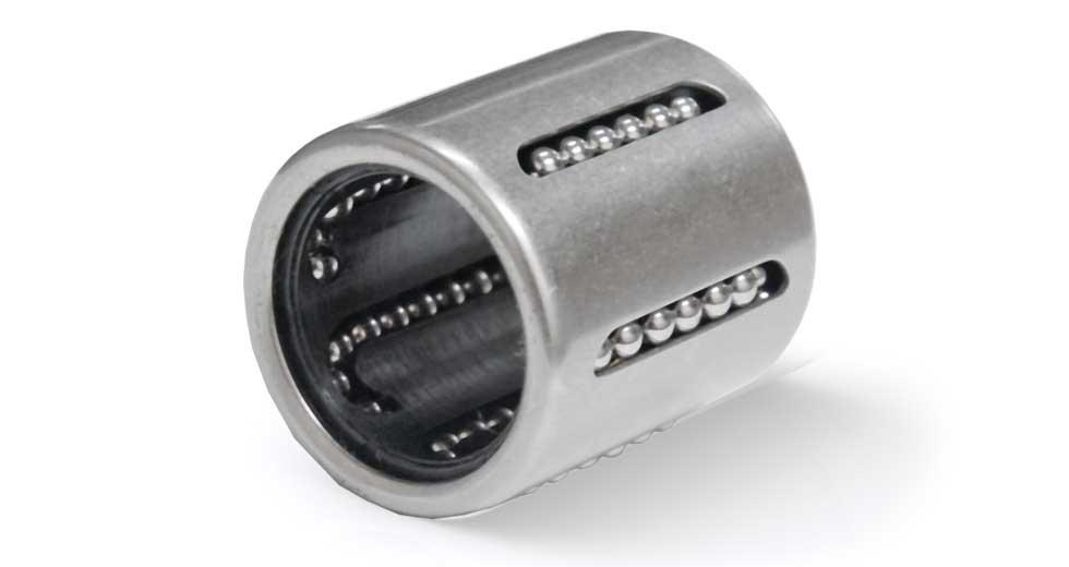 Linear Ball Bearing, Series: KHP, 20 mm Shaft Diameter, 28 mm OD, 1.1 in Height, 1.18 in Length, 1.1 in Width, 950 N Dynamic, 790 N Static Load, Standard Steel