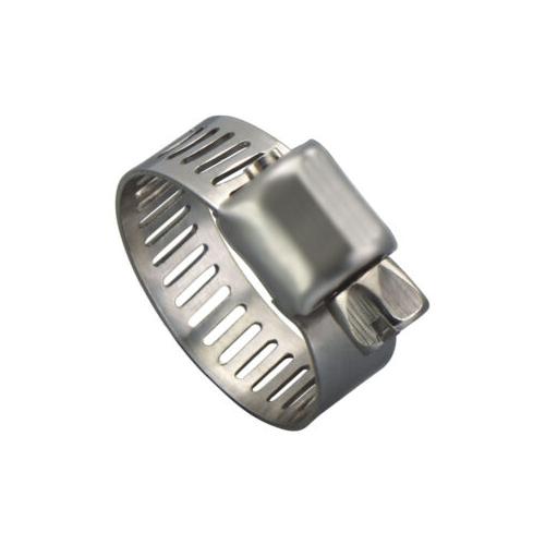 Hose Clamp, Series: Miniature, Clamping Range: 5/16 to 7/8 in, Stainless Steel Band
