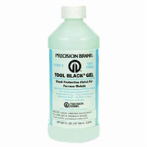 Tool Black Gel, 1 pt Container, Bottle Container, Liquid Form, Blue, 20 sq-ft Coverage, Chemical Composition: Water, Nitric Acid and Selenious Acid, 1 pH, Odorless Odor/Scent