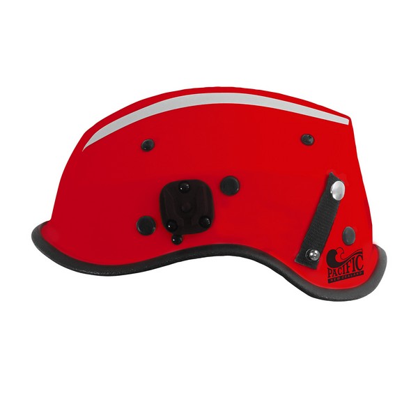 Rescue Helmet, Non-Vented, Series: R6C Dominator™ 805, Universal Size, Red, Fiber Tuff Reinforced Composite Shell, 6-Point Ribbon Suspension Harness Suspension, Specifications Met: ANSI/ISEA Z89.1-2009, EN 12492, AS1801 Type 1 & 2, 6.8 in L x 10.4 in