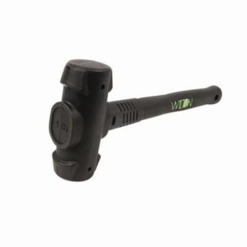 Dead Blow Hammer, Soft Face, 2-1/4 in Diameter Face, 4 lb Head, 7 in Head Length, Ergonomic Handle, Vulcanized Rubber Handle, Non-Slip Grip