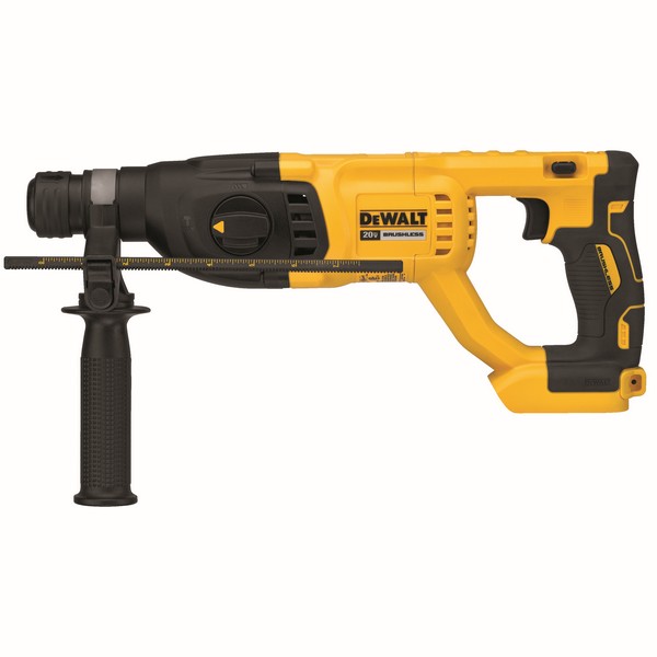 Cordless Rotary Hammer, Brushless, Bare Tool Bare Tool/Kit, 1 in Chuck, SDS Plus® Chuck, 0 to 5550 bpm Blows per Minute, 2.6 J Impact Energy, 0 to 1500 RPM No-Load, 20 VDC, Lithium-Ion Battery, Battery Included: Yes, D-Handle Handle, Mechanical Clutc