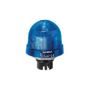 Signal Beacon, Series: 8WD53, 24 to 230 VAC, 70 mm Dia, Blue, Bayonet/Flush Mount, IP65, -20 to 50 °C, Thermoplastic Housing, 75 mm W x 31 mm D x 66 mm H