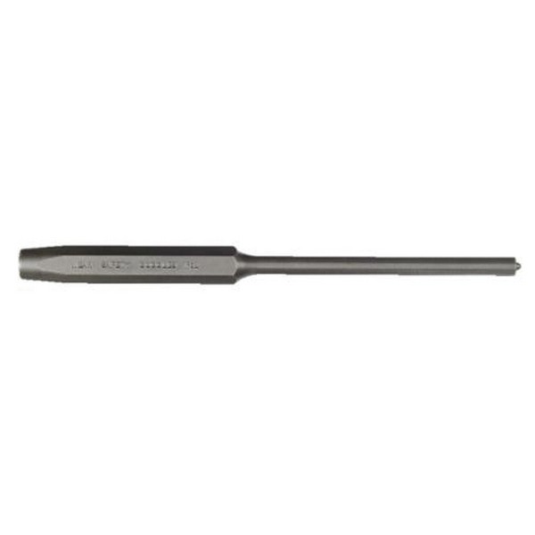 Roll Pin Punch, 1-Piece, 4-1/4 in Overall Length, 3/32 in Punch, Parabolic, Steel, Black