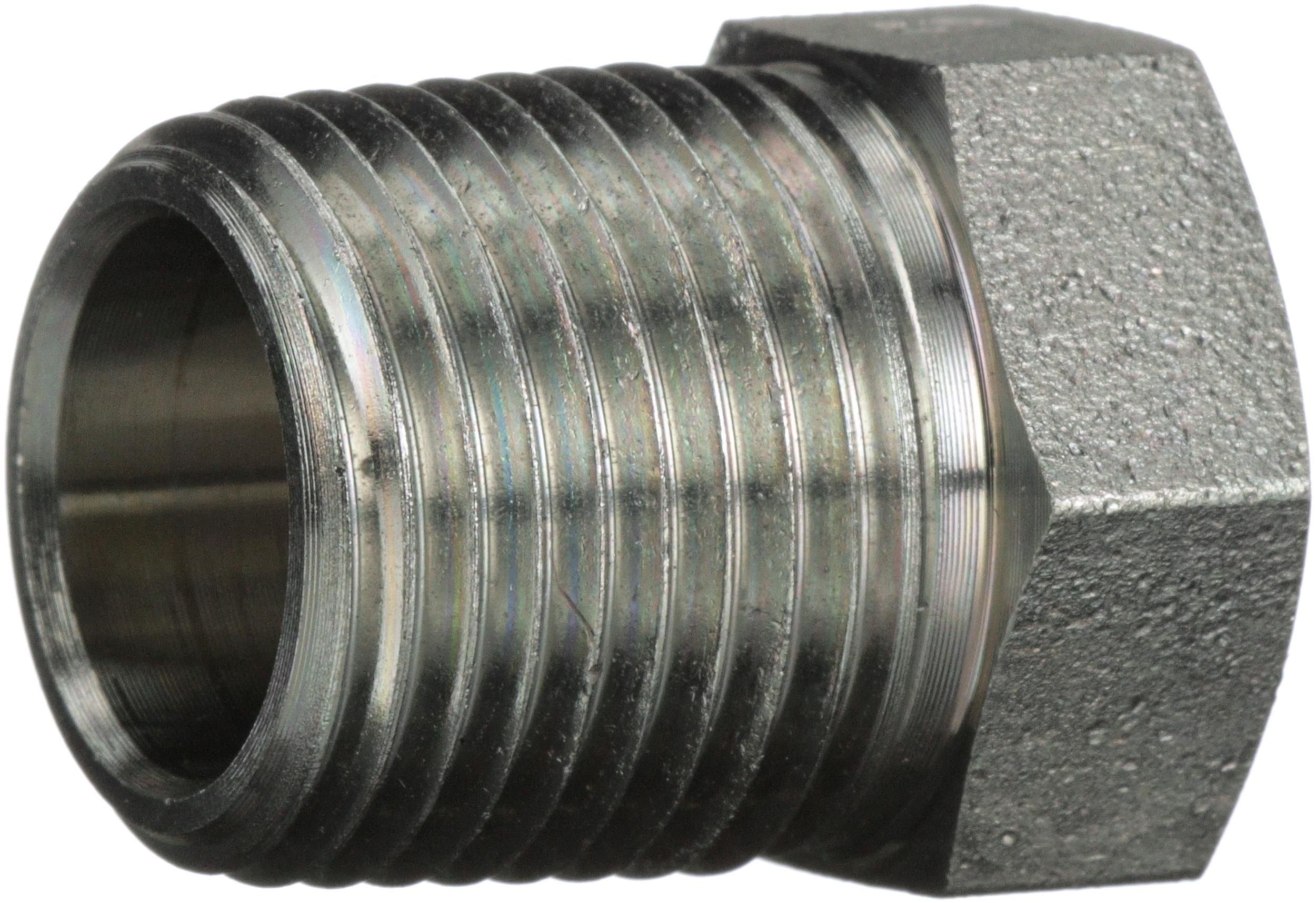 Hydraulic Adapter, Straight, Series: G60, 2-11-1/2 x 1-11-1/2 Nominal, Male Pipe NPTF x Female Pipe NPTF Reducer Bushing End Style, Steel, Import
