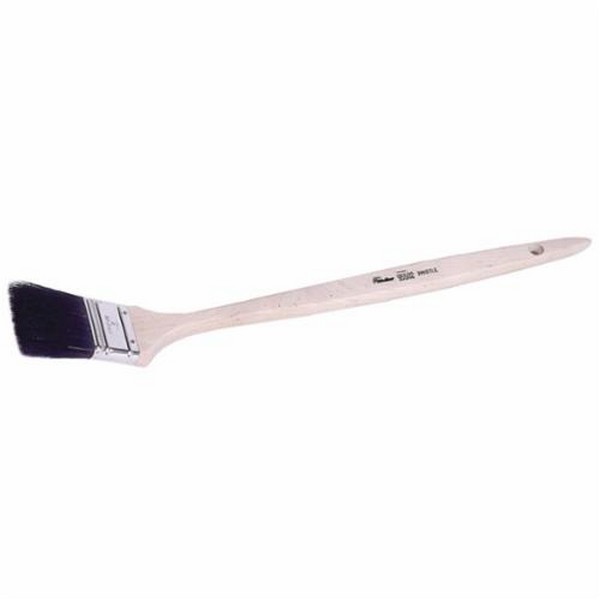 Bent Radiator Brush, 2 in Brush, Bristle Brush, Wood Handle