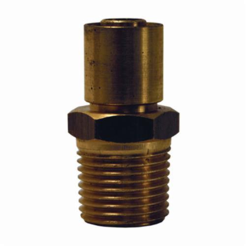 Hose-to-Pipe Fitting, Nominal Rigid, Series: MPB, Adapter Fitting/Connector, Dash 16 x 1 Inch Nominal, Hose x MNPT End Style, -76 to 500 °F, Brass