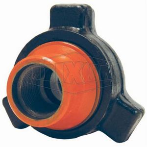 Hammer Union, Series: 602, Union Fitting/Connector, 3 Inch Nominal, Butt Welded End Style, SCH 80 Schedule, 6000 psi NSCWP Pressure, Forged Steel, Orange/Black, -20 to 250 °F