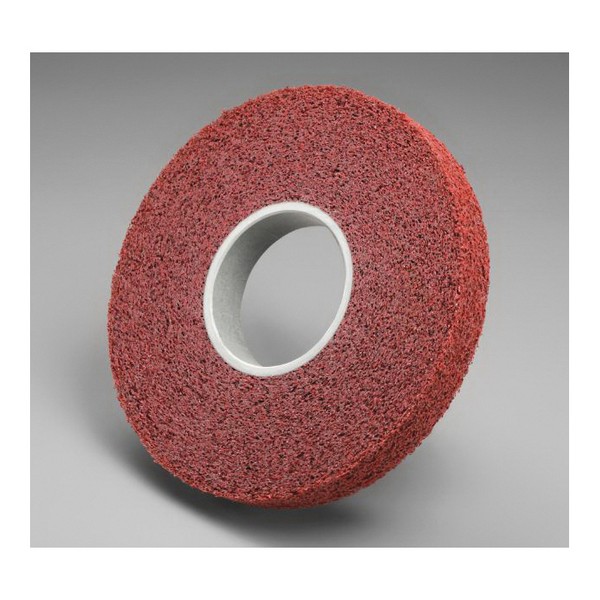Abrasive Wheel, Series: MF-WL, Center Hole Attachment, Aluminum Oxide Abrasive, 20 Inch Wheel Diameter, 12 Inch Center Hole, 2 Inch Face Width, Medium Grade, 1800 RPM Maximum, Density Grade: Fine, 5 Density, Maroon