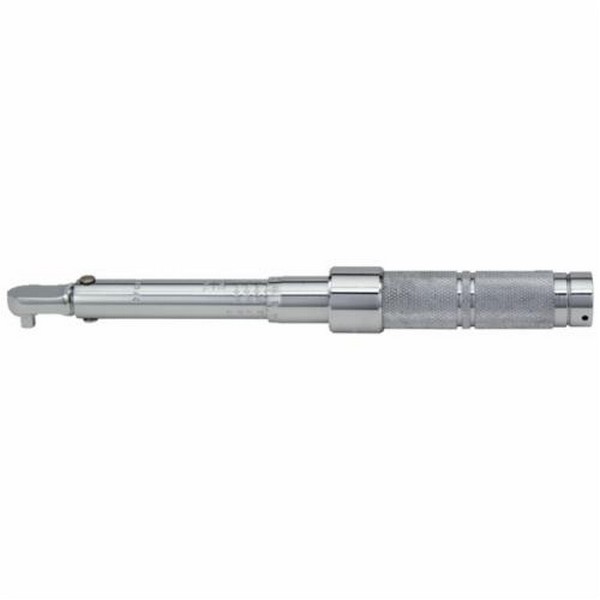 Micrometer Torque Wrench, Series: Modle C Series, 1/2 in Drive, 50 to 250 ft-lb, Fixed, Graduations: 1 ft-lb, 26 in Overall Length, CW/CCW, +/-3% CW, +/-6% CCW Accuracy, Setting: Automatic Reset, 50000 Cycles Minimum, Audible Click Indicator, Knurled