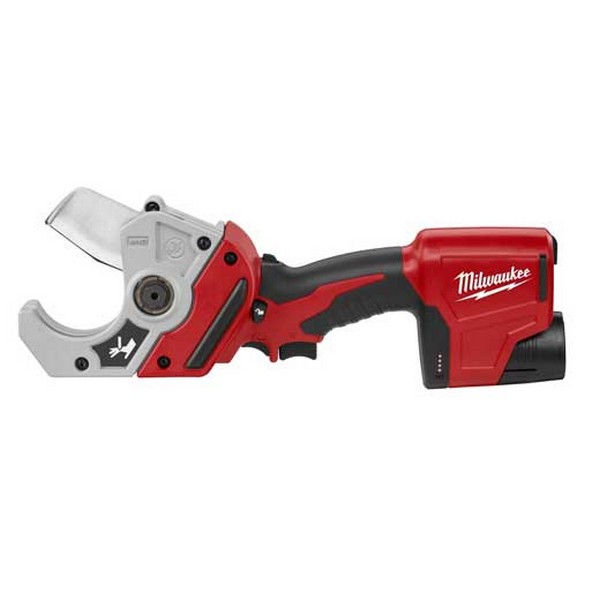 Cordless PVC Shear Kit, Cutting Capacity: 2 in, 2 Speed, 5 RPM Motor, 12 VDC, Lithium-Ion Battery, 1.5 Ah Battery, Battery Included: Yes, Variable Speed with Reverse Control, 14-3/8 in Overall Length