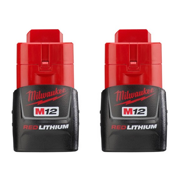 Cordless Battery Pack, Compact Rechargeable, Lithium-Ion Battery, 1.5 Ah Battery, 12 VDC Charge, 30 min Charging, For Use With: Cordless Power Tool