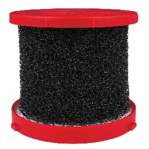 Foam Wet Filter, 5.1 in L x 5.1 in W x 4.6 in H Size, For Use With: Model 0880-20, 0960-20 and 0970-20 Wet/Dry Vacuums, Plastic, Black/Red