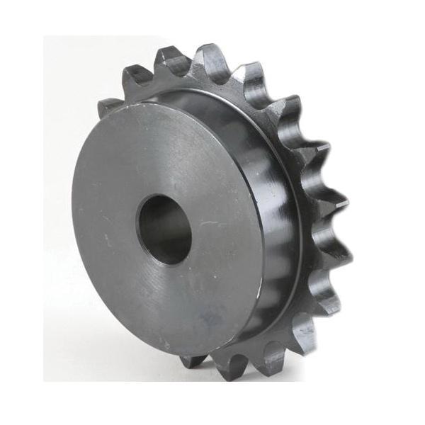 Roller Chain Sprocket, British Standard Double Strand Stock Bore Harden Teeth, 16 mm Bore Dia, #12 Chain, 13 Teeth