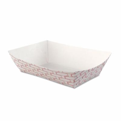 Food Basket, Paper, Red/White
