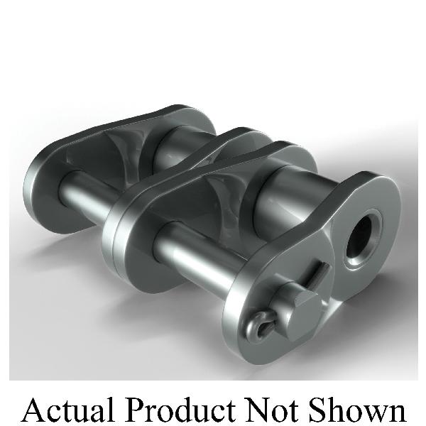Spring Clip Offset Link, 1 Inch Pitch, 80-2 Chain, Double Strand, Carbon Steel