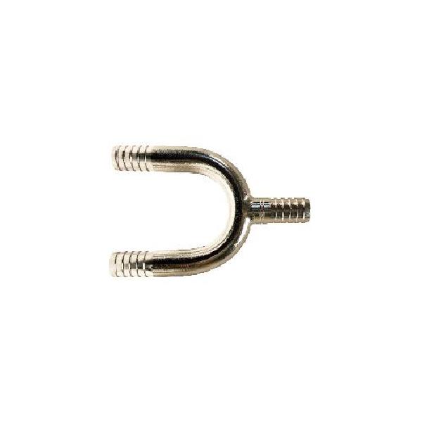 U-Bend, Thinwall, U-Bend Fitting/Connector, 3/8 Inch Nominal, Barb End Style, 304 Stainless Steel, Import