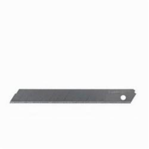 Utility Blade, Super Heavy Duty, Snap-Off, Sharp Point Blade Design, 5-7/16 in Blade Length, 0.027 in Blade Width, 0.027 in Thickness, 7 Points, Compatible With: 25 mm Snap-Off Blade Knife and 4FE34 Utility Knife, High Carbon Steel