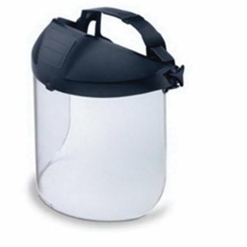 Faceshield Headgear, Black, Thermoplastic, For Use With: Faceshield Visors, Ratchet/ProLok Adjustment