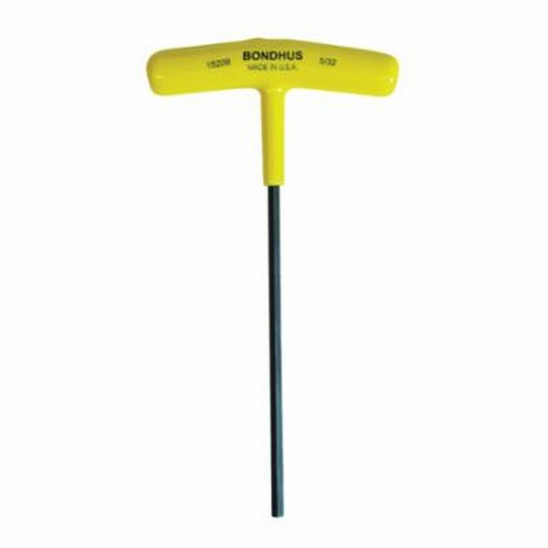 Hex Key, 5/32 Inch Size, Protanium Ergonomic Grip/T-Handle, High Torque Steel