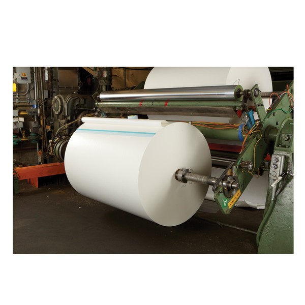Splicing Tape, Splittable Flying, 55 m Length, 60 mm Width, 7.5 mil Thickness, Blue, Repulpable Adhesive, Repulpable Paper Backing, 400 °F Maximum Operating