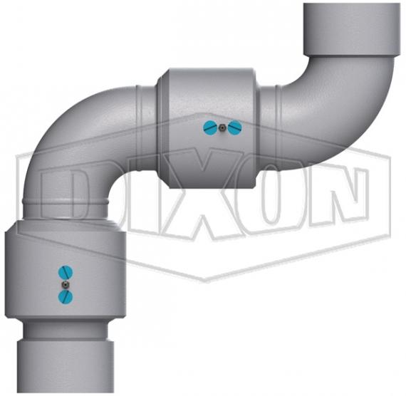 Swivel Joint, 2 in Nominal, O-Ring End Style, Aluminum Body