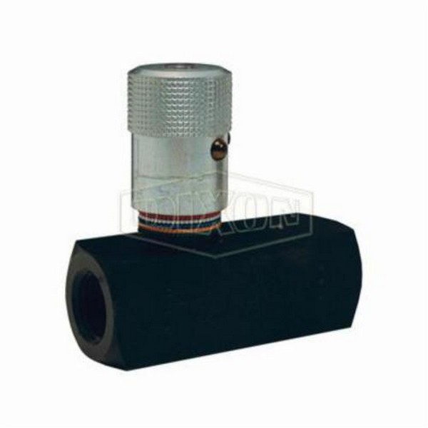 Hydraulic Flow Control Valve, Series: F Series, 2 Inch Nominal, 3000 psi Pressure, 70 °F, Steel Body, Black Oxide Finish