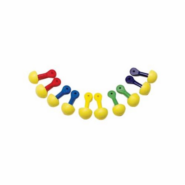 Earplugs Pod, Uncorded, Uncorded Design, 25 dB Noise Reduction, Pod Shape, Universal Size, Yellow Plug, Polyurethane Foam Plug, Specifications Met: CSA Class AL, Disposable/Reusable: Reusable