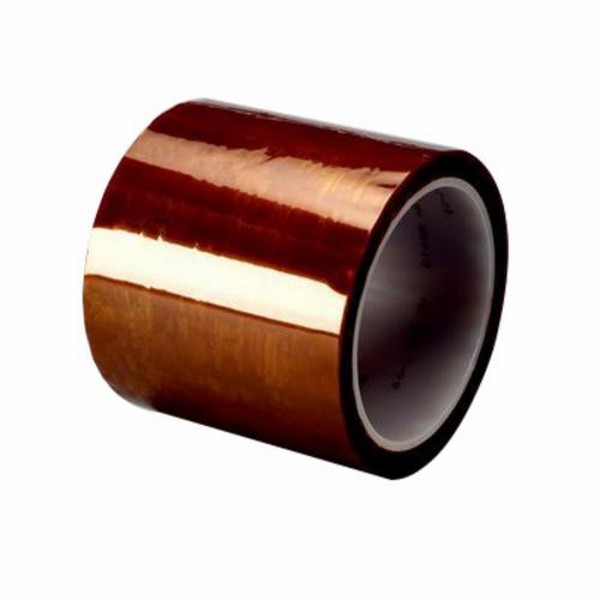 Film Tape, Series: 5413, 36 yd Length, 0.625 in Width, 2.7 mil Thickness, Amber, 5/8 in Diameter Core, Silicone Adhesive, Polyimide Film Backing