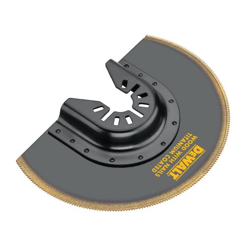 Oscillating Blade, For Use With: All Oscillating Tool, Specifications: 4 in, Titanium, Titanium Coated Finish, Black