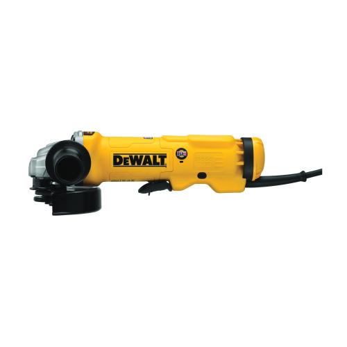 Electric Angle Grinder, High Performance, Tool/Kit: Kit, 4-1/2 to 5 in Wheel Diameter, 5/8-11 Arbor/Shank, 11000 RPM Speed, 2.3 HP, 120 VAC, 13 A, Plastic Housing Material, Barrel Grip Handle, 6 ft Cord, Paddle Switch Control, Yes, Paddle Switch, 13