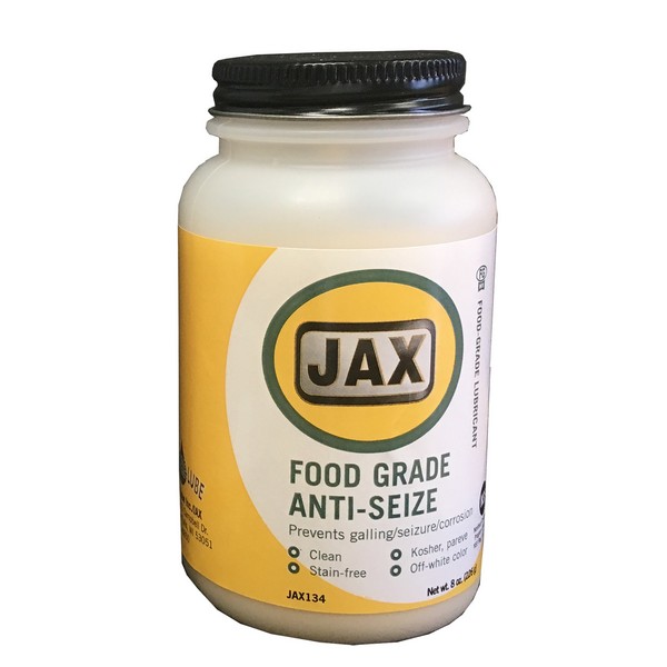 Food Grade Anti-Seize Compound, 8 oz Brush Jar