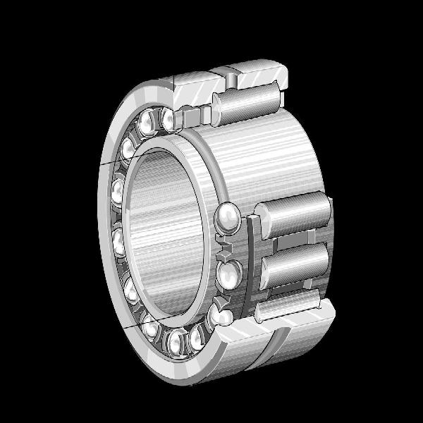 Needle Roller/Angular Contact Ball Bearing, Single Direction, Series: NKIA, 70 mm Bore, 100 mm OD, 40 mm Width, 156000 N Load, 5800 rpm Maximum, -30 to 120 °C