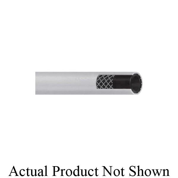 Air and Multi-Purpose Hose, 1/4 in Nominal, MNPT Coupling End Style, 3/8 in ID, 0.69 in OD, 50 ft Coil Length, 300 PSI Working, -20 to 190°F, Nitrile Synthetic Rubber Tube/Chemivic™ Synthetic Rubber Cover, Red, Dome