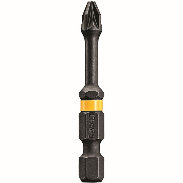 Insert Bit, #3 Point, POZIDRIV® Point, 2 in Overall Length, Hex Shank, 1/4 in Shank, S2 Modified Steel