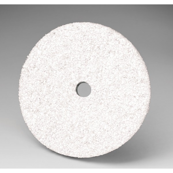 Non-Woven Abrasive Disc, 6 Inch Diameter Disc, Talc Abrasive, 4000 RPM Maximum
