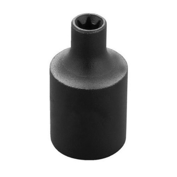 Socket, Standard Length, Yes Impact Rated, Measurement System: Imperial, Torx® Drive, 3/8 in Drive, E7 Socket, 1-1/4 in Overall Length, Side Locking Hole Locking, Alloy Steel, Black Oxide