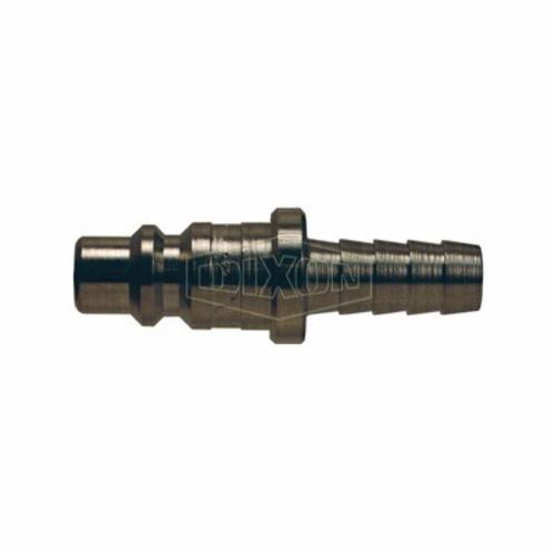 Quick Connect Plug, Series: DF Series, 3/8 Inch Nominal, Quick Disconnect Plug x Standard Hose Barb End Style, 2.21 Inch Length, 300 psi Pressure, -40 to 250 °F, 303 Stainless Steel, 0.75 Inch Outside Diameter, Domestic