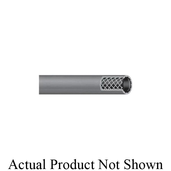Air and Multi-Purpose Hose, 5/8 in Nominal, 0.94 in OD, 250 PSI Working, -10 to 158 °F, Pliovic® Tube/Cover, Smooth, Black, Domestic