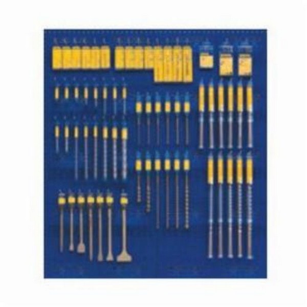 Masonry Drill Plan-O-Gram, 100 Piece, Plan-O-Gram Tool Storage Type, Yes Tool Storage Included, 4 ft H x 4 ft W