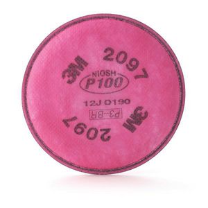 Cartridge, For Use With: Reusable Respirators, Organic Vapor Gas, P100 Filter Class, Bayonet Connection, Polypropylene, Magenta, 4.3 in H x 4.3 in L Dimensions
