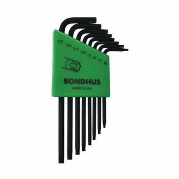 Key Set, Long, 8 Piece, TR9 to TR40 Torx, L-Handle Handle, Protanium® High Torque Steel, ProGuard™