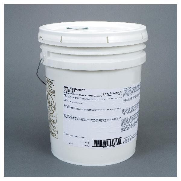Spray Activator, Non-Flammable, Pail Container, 5 gal Container, Clear, 1.12 to 1.16 Specific Gravity, </=50 cPs Viscosity