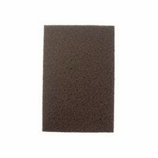 Hand Pad, Heavy Duty Industrial Grade, 9 in Length, 6 in, 50 to 80 Grit, Super Fine Grade, Aluminum Oxide Abrasive, Tan Pad Color, Applicable Materials: Stainless Steel