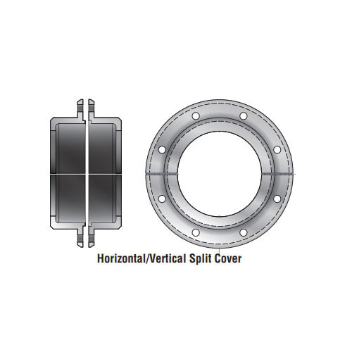 Coupling Cover, Horizontal/Vertical Split, GF120 Coupling, 10.85 Inch Outside Diameter, 24.38 Inch Width
