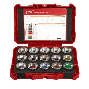 Crimping Tool Die Kit, U-Style, 15 Piece, Specifications: 8 AWG to 600 kcmil, 6 ton Capacity, For Use With: Electrical Wire and Cable Crimping, Copper, Stainless Steel