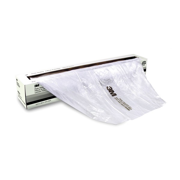 Plastic Sheeting, 400 ft Length, 12 ft Width, Polyethylene, Clear