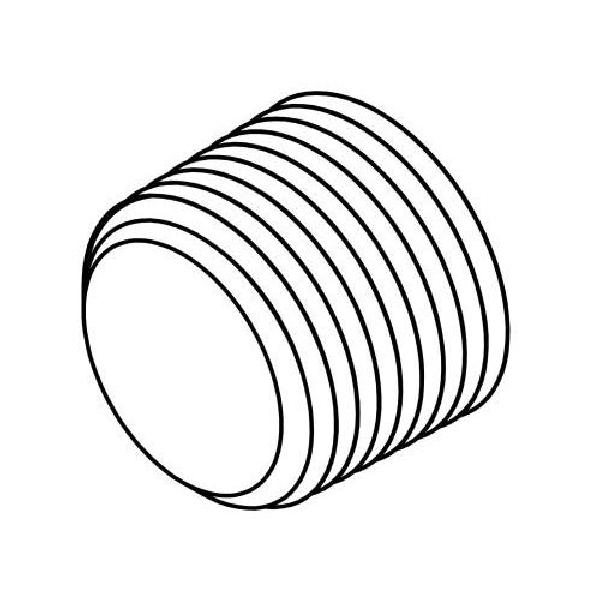 Pipe Plug, Hollow Hex Head, Series: 5406-HHP, 3/8-18 Nominal, MNPT End Style, 316 Stainless Steel